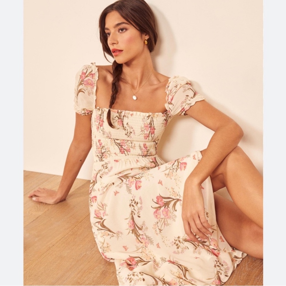 Reformation Inka Floral Dress